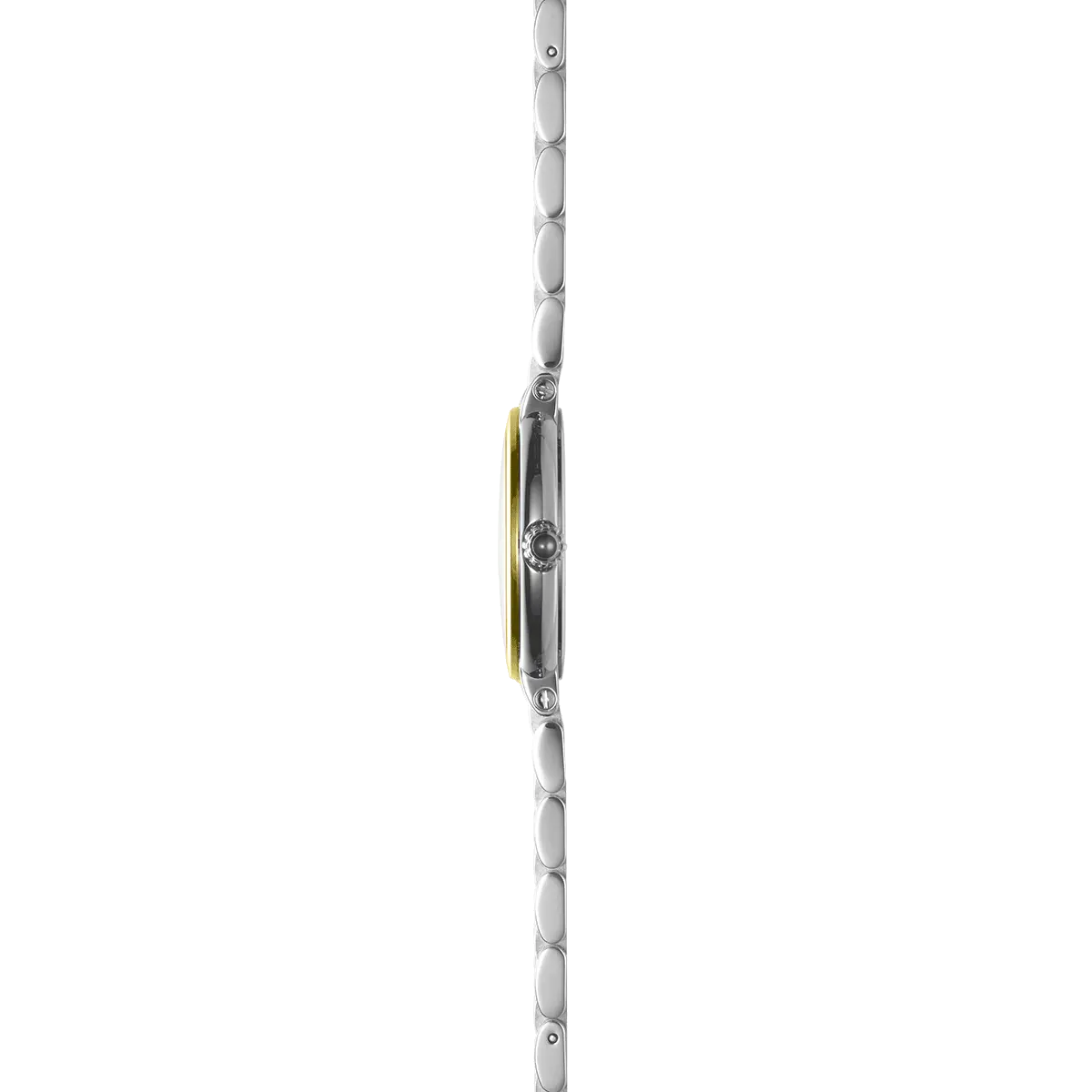 Herbelin Galet Quarz Bicolor Stahl/Gelbgold mit kleiner Sekunde