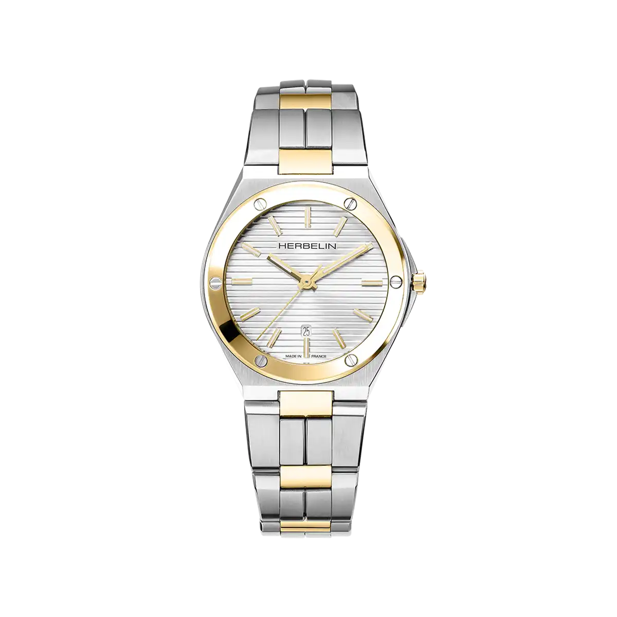 Herbelin Cap Camarat Quarz Bicolor Stahl/Gelbgold