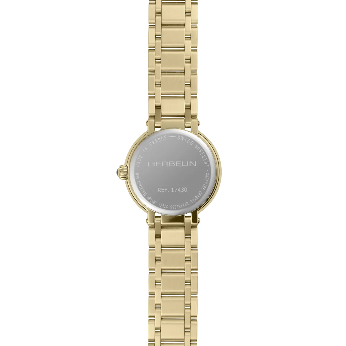 Herbelin Galet Quarz Gelbgold