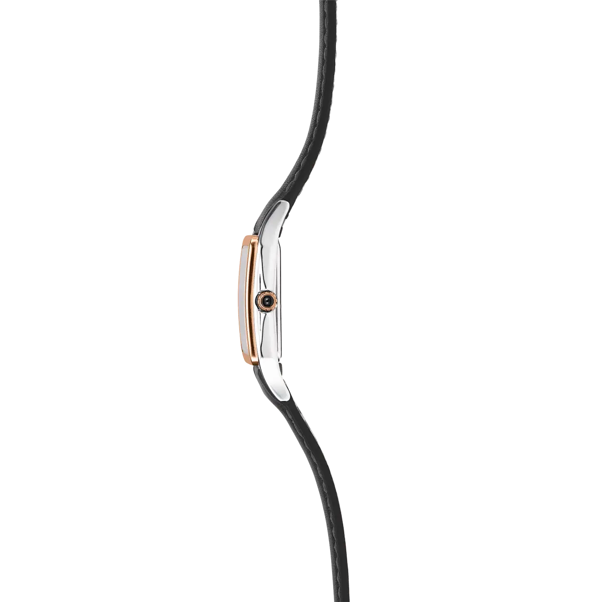 Herbelin Luna Quarz Bicolor Stahl/Roségold mit Lederband