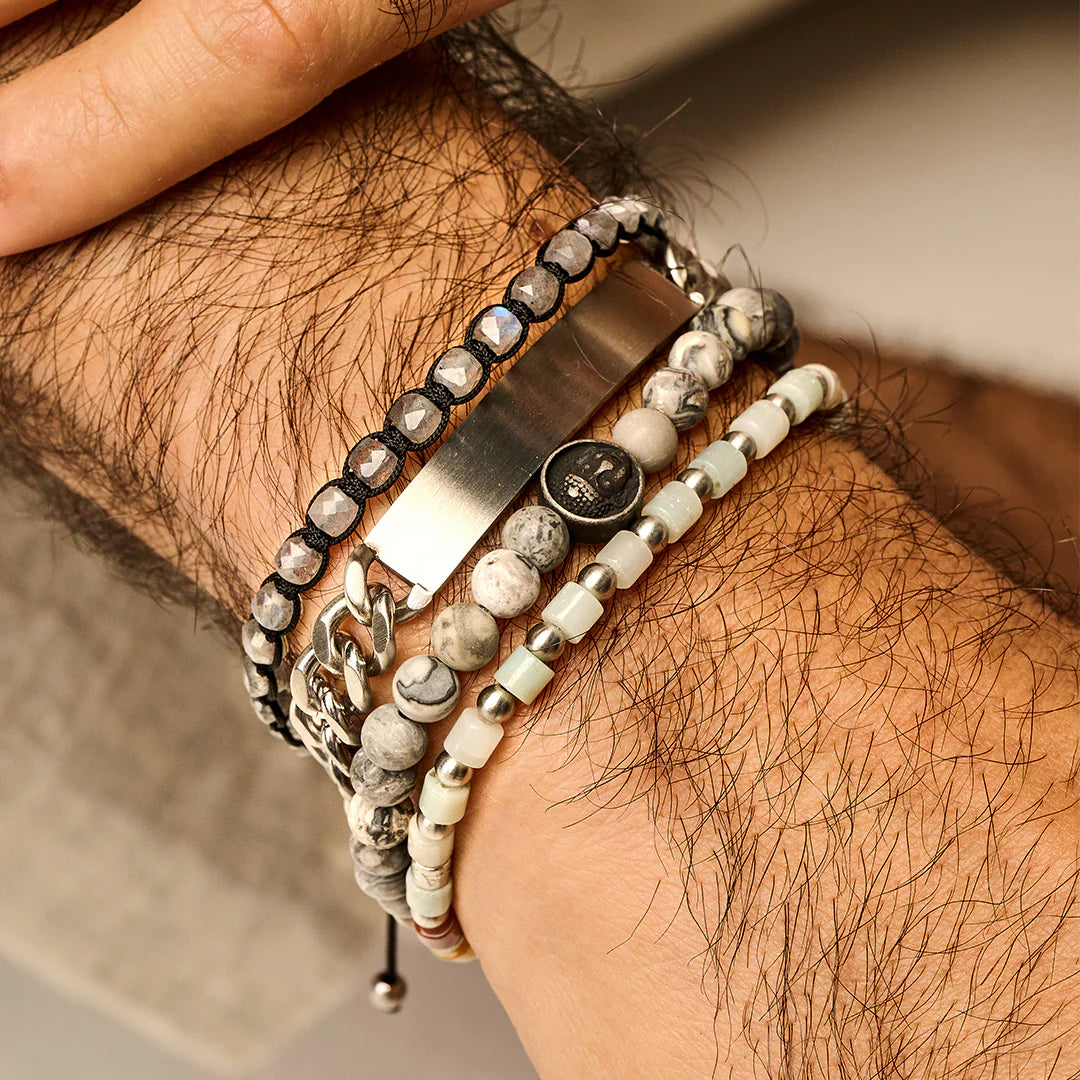 Frank 1967 Quadratisches Steinarmband