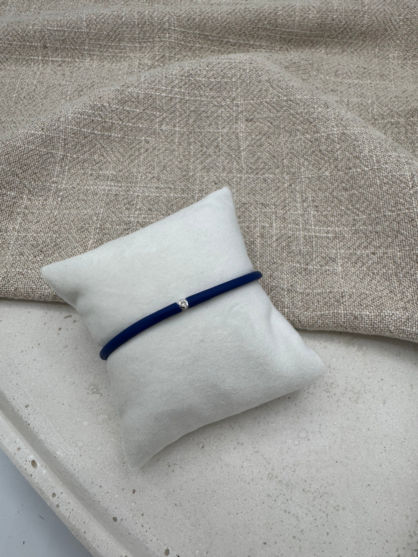 MY FIRST DIAMOND "Navy" Armband