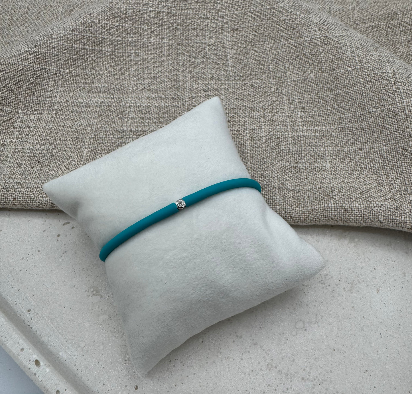 MY FIRST DIAMOND "Turquoise" Armband