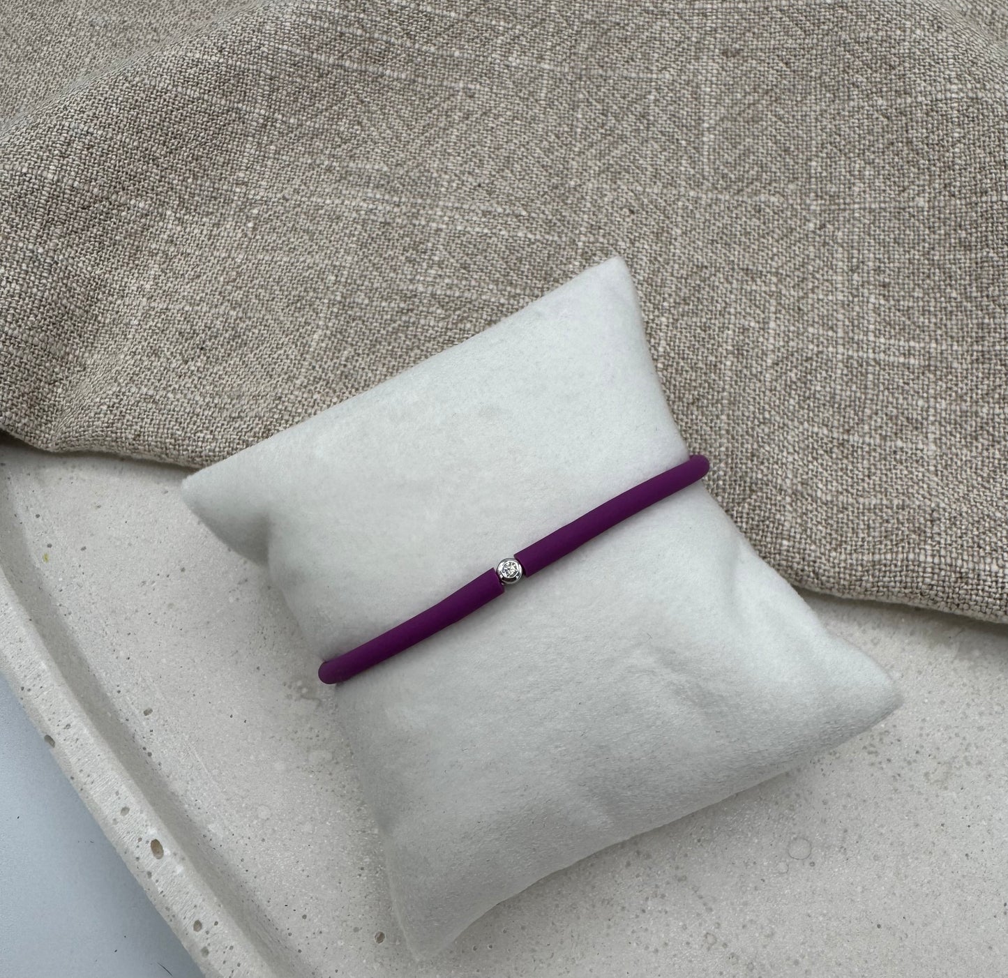MY FIRST DIAMOND "Violet" Armband