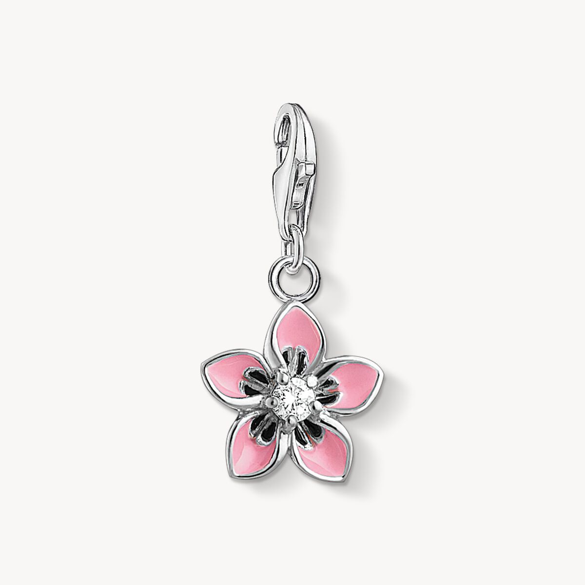 CHARM-ANHÄNGER ROSA BLUME