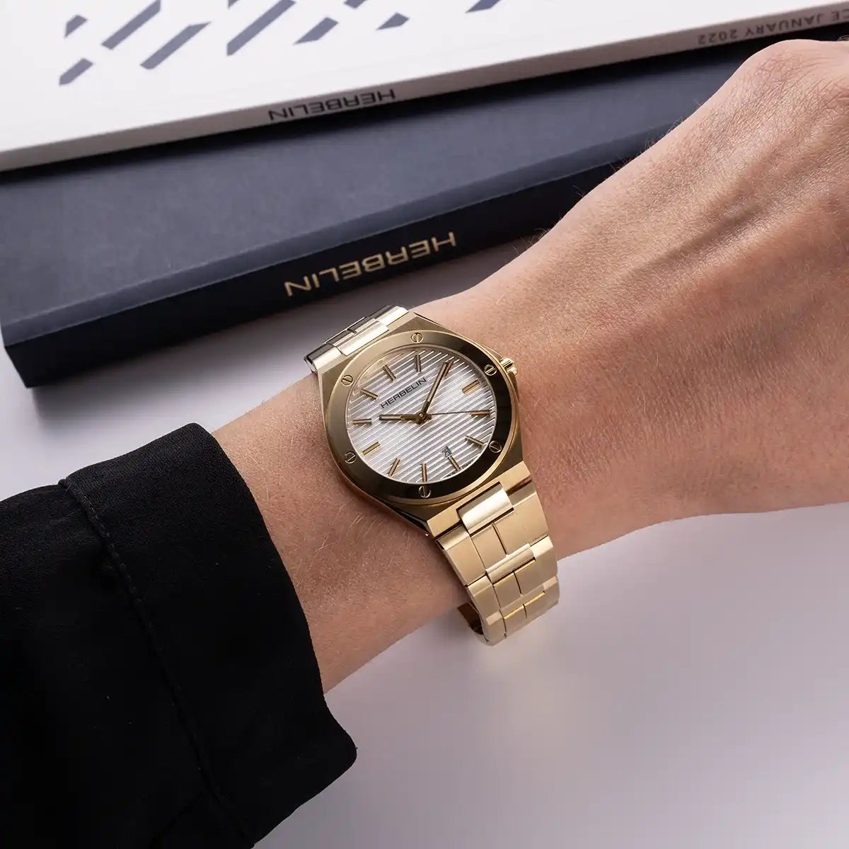 Herbelin Cap Camarat Quarz Gelbgold