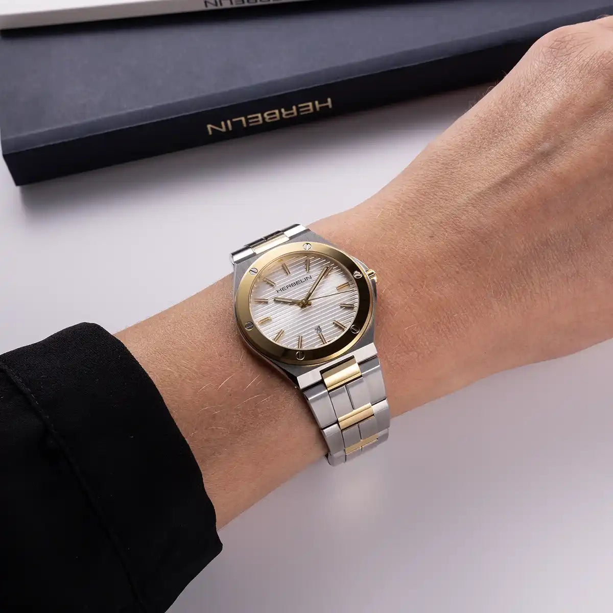 Herbelin Cap Camarat Quarz Bicolor Stahl/Gelbgold