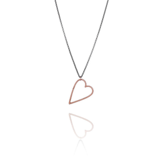 Be8 Jewels Herz Halskette