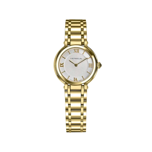 Herbelin Galet Quarz Gelbgold
