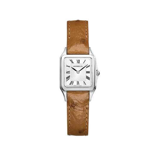 Herbelin Luna Quarz Stahl mit Lederband