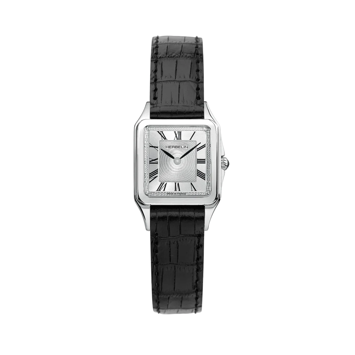 Herbelin Luna Quarz Stahl mit Lederband