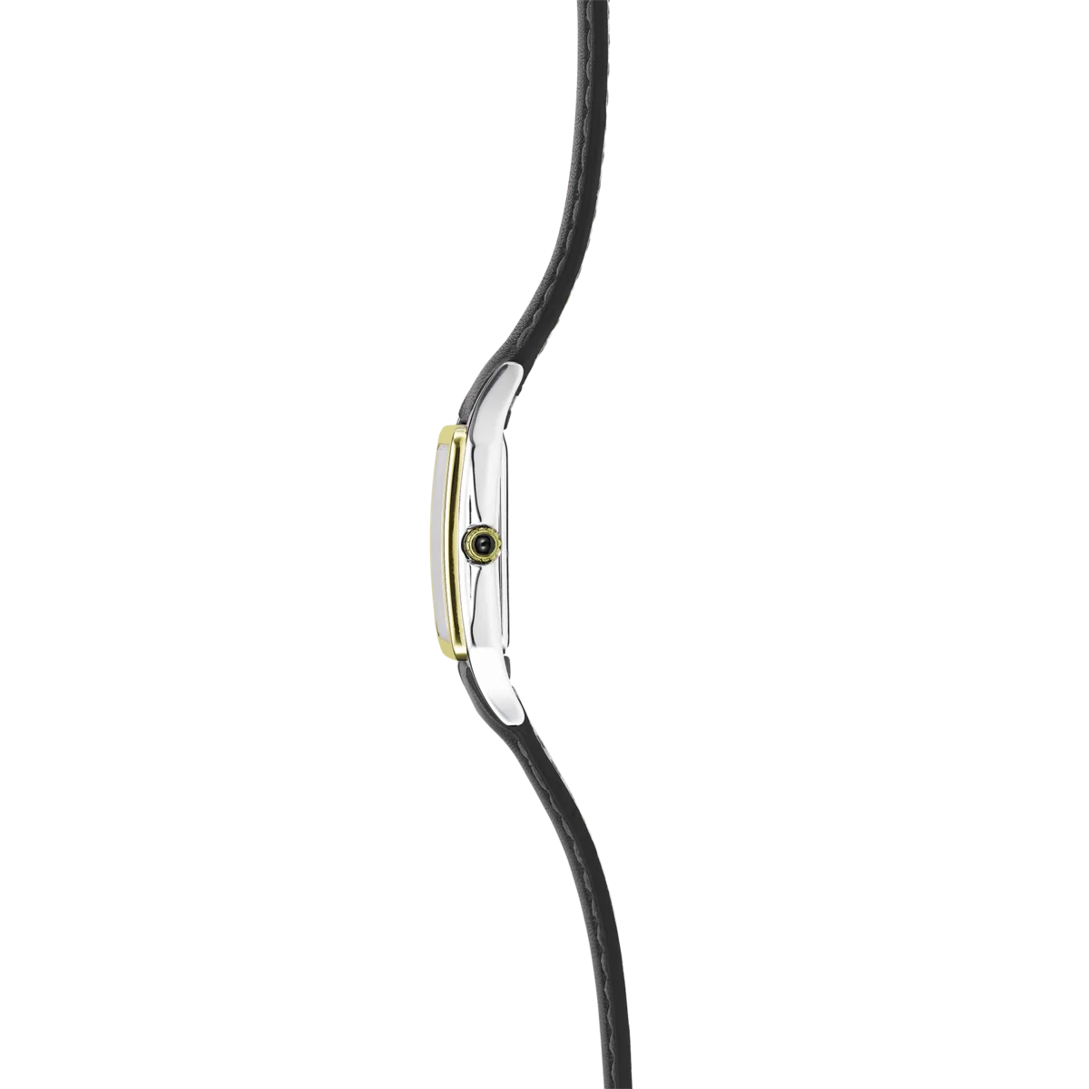 Herbelin Luna Quarz Bicolor Stahl/Gelbgold mit Lederband