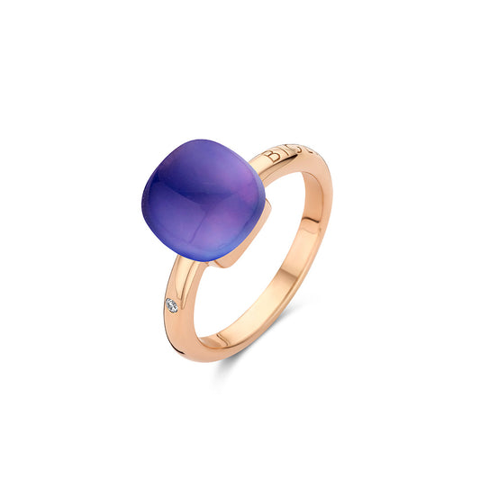 Bigli Mini Sweety Ring mit Amethyst und Lapislazuli