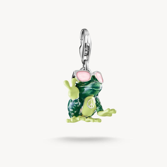 CHARM-ANHÄNGER FROSCH SILBER
