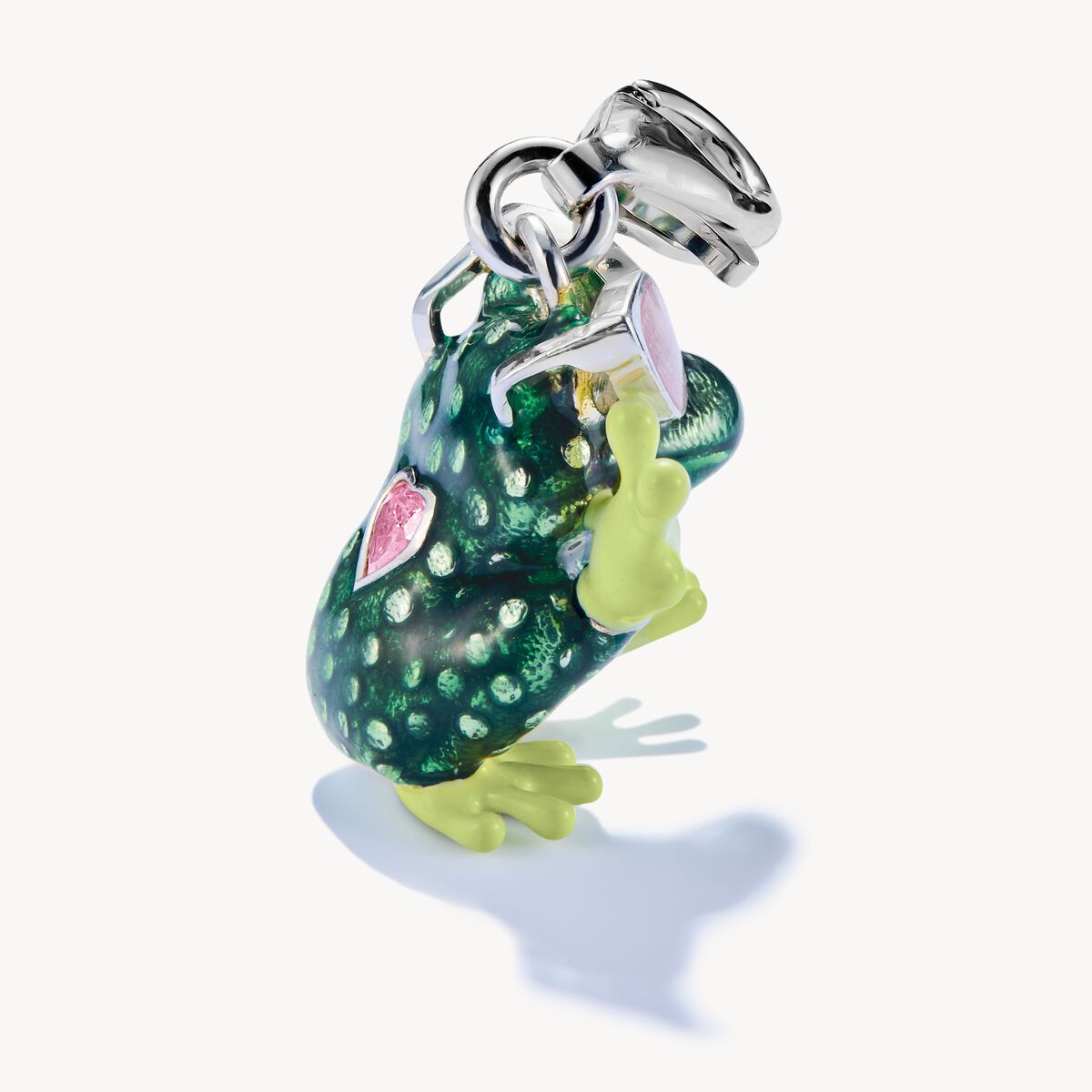CHARM-ANHÄNGER FROSCH SILBER