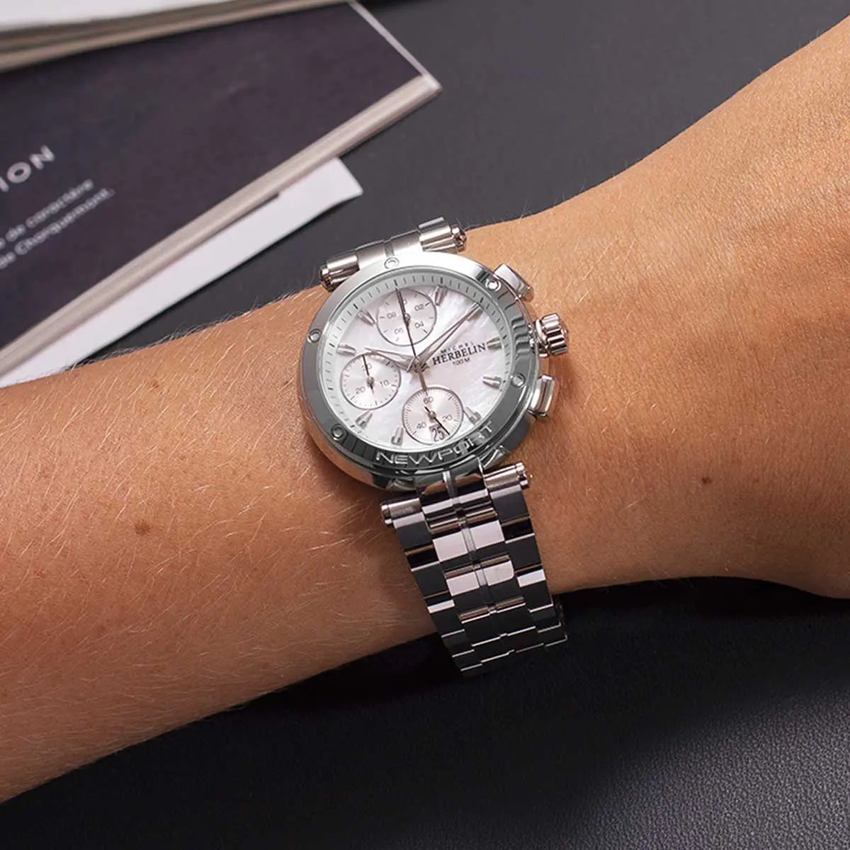 Herbelin New Port Chronograph Stahl