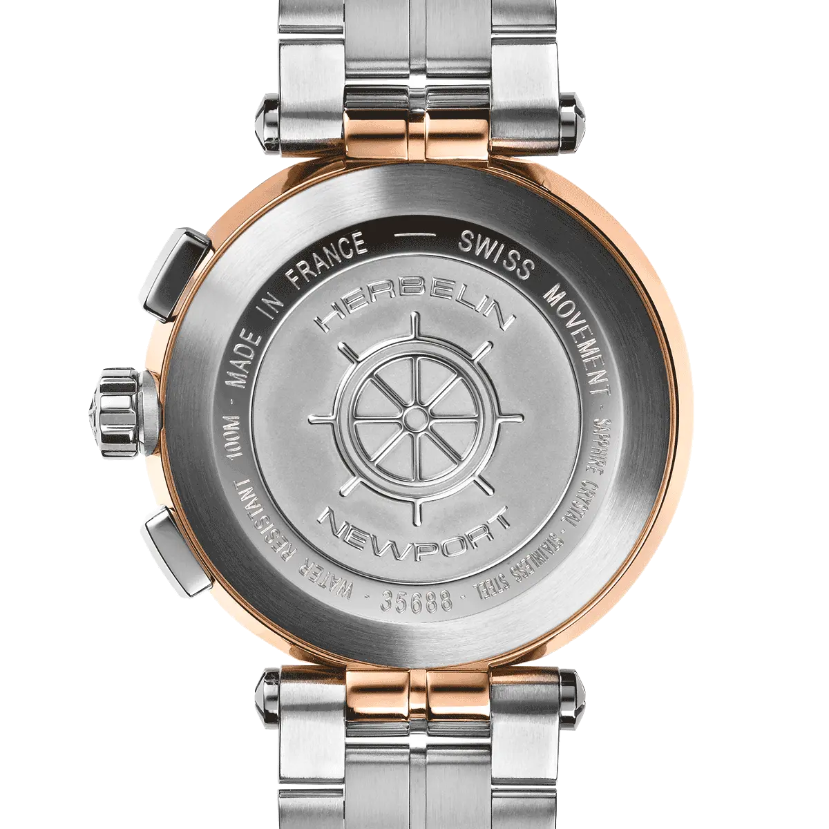 Herbelin Newport Chonograph Bicolor Rosé