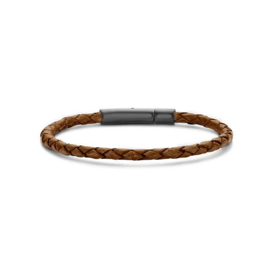 Frank 1967 Dünnes geflochtenes Lederarmband