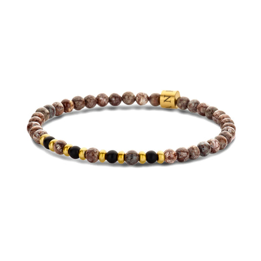 Frank 1967 Rustikales Armband aus Naturperlen