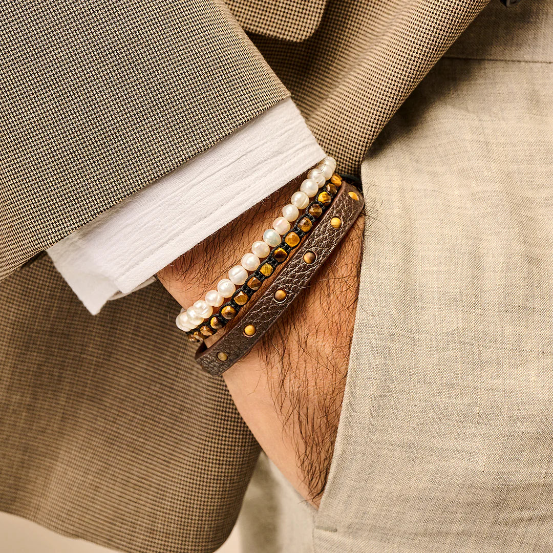 Frank 1967 Quadratisches Steinarmband