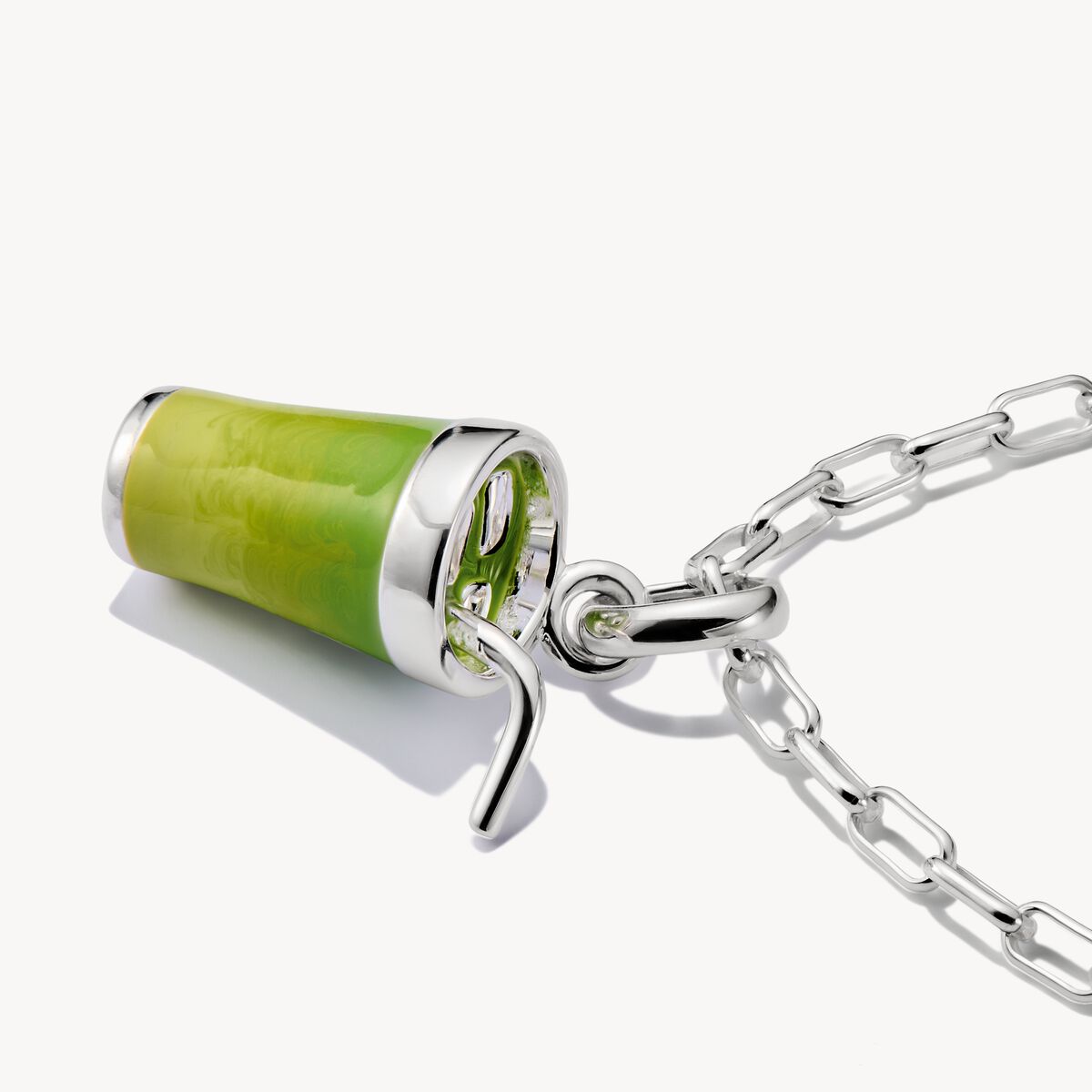 CHARM-ANHÄNGER MATCHA LATTE CONNECT SILBER