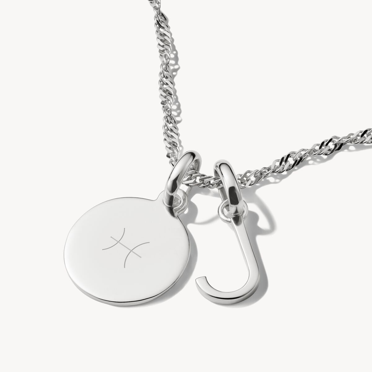 CHARM-ANHÄNGER COIN CONNECT SILBER