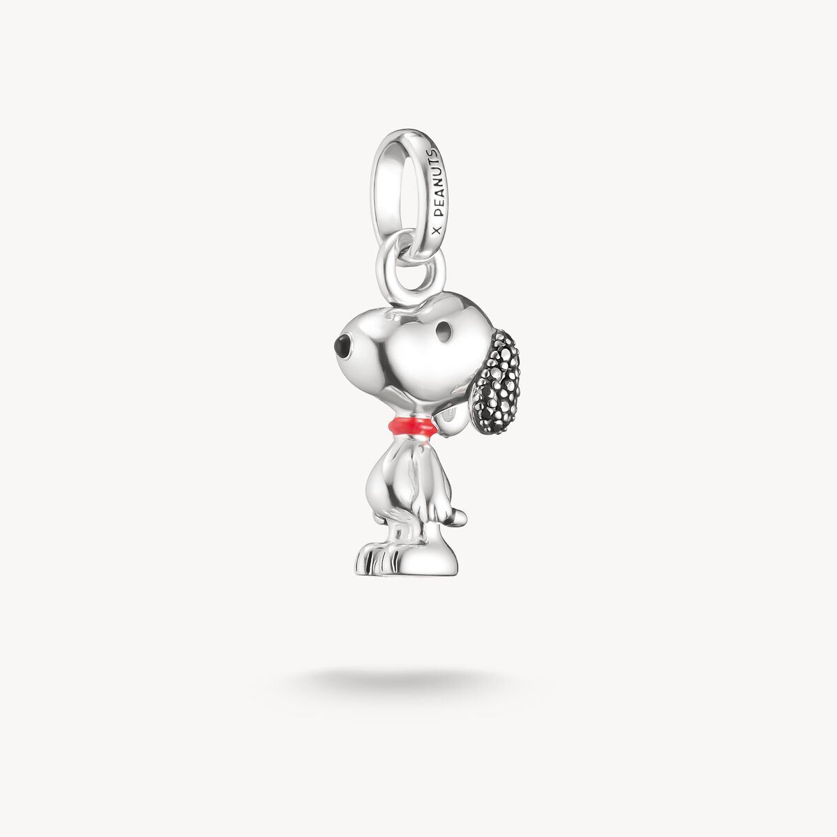 CHARM-ANHÄNGER SNOOPY PAVÉ PEANUTS CONNECT SILBER