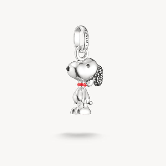 CHARM-ANHÄNGER SNOOPY PAVÉ PEANUTS CONNECT SILBER
