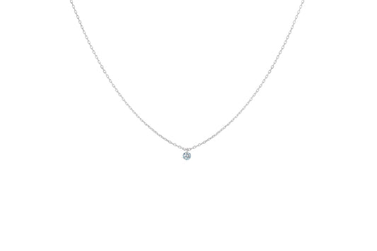 La Brune et La Blonde 360° Halskette Solitaire Diamant