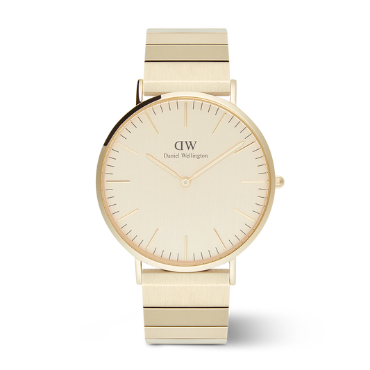 Daniel Wellington Classic Piano Link Gold Unitone