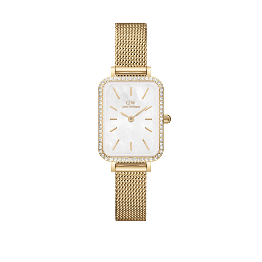 Daniel Wellington Quadro Lumine Bezel Evergold