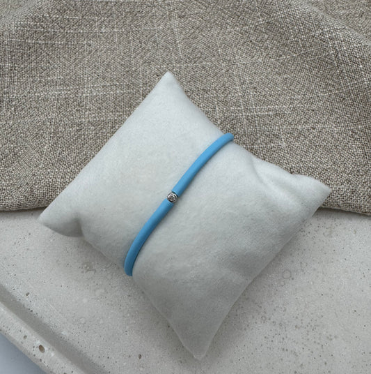 MY FIRST DIAMOND "Bleu fluo" Armband