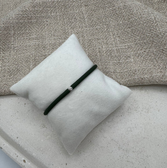 MY FIRST DIAMOND "Vert gazon" Armband