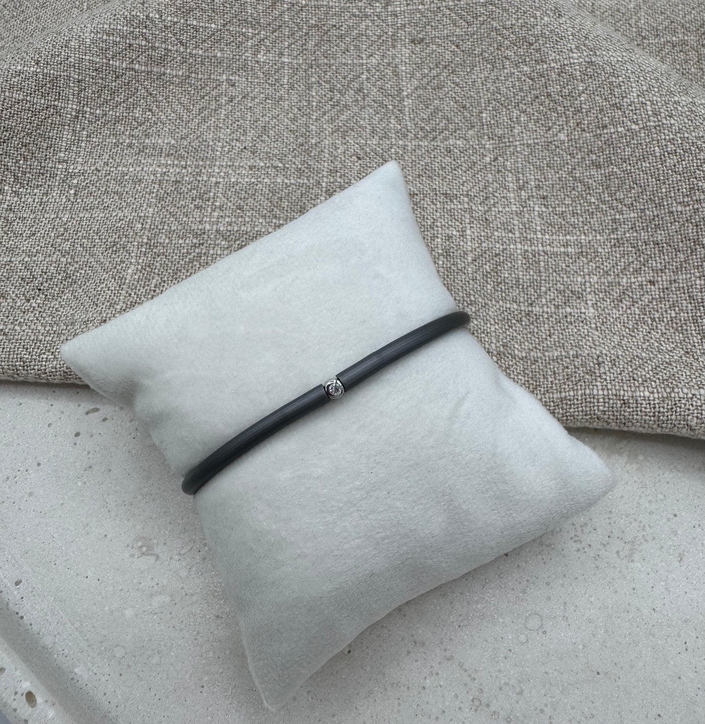 MY FIRST DIAMOND "Gris" Armband