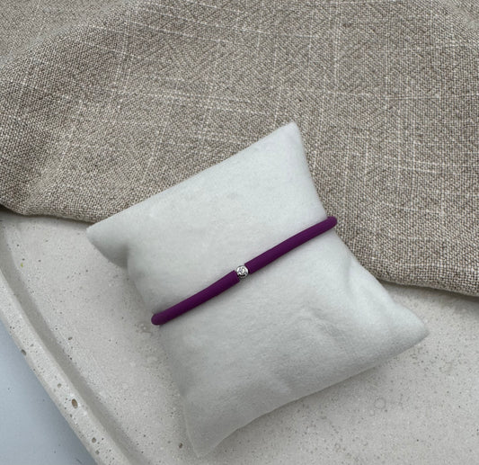 MY FIRST DIAMOND "Violet" Armband