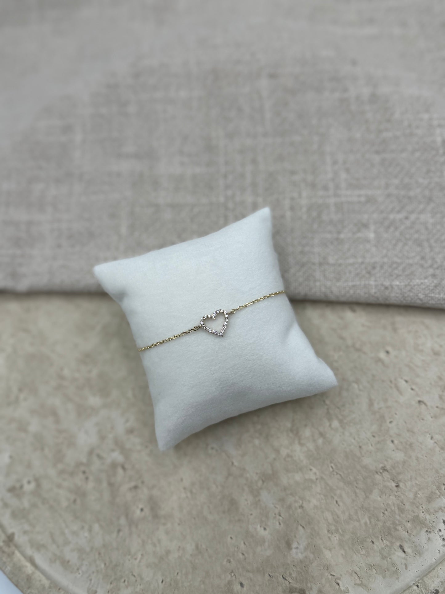 Herz Armband mit Zirkonia