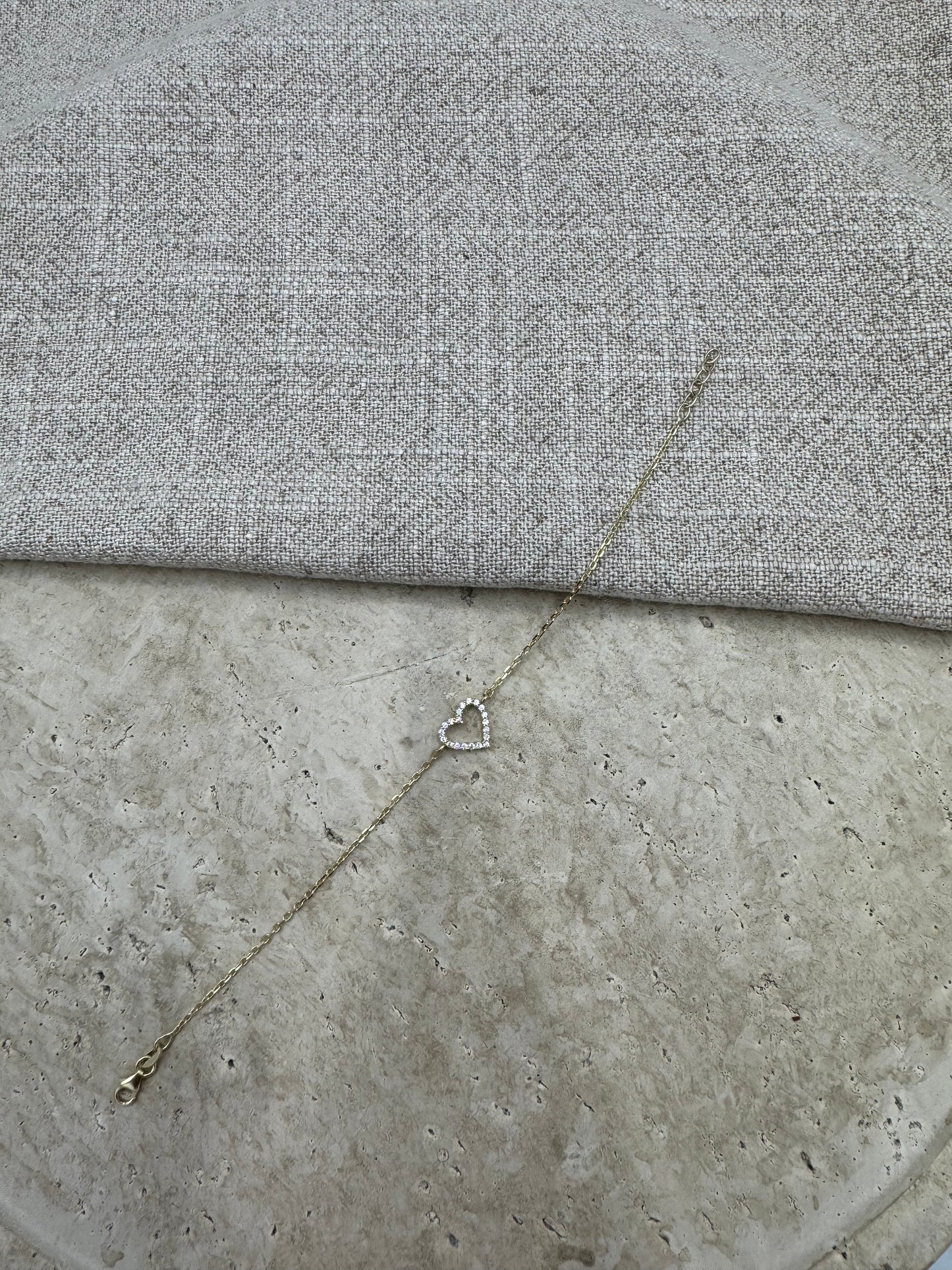 Herz Armband mit Zirkonia