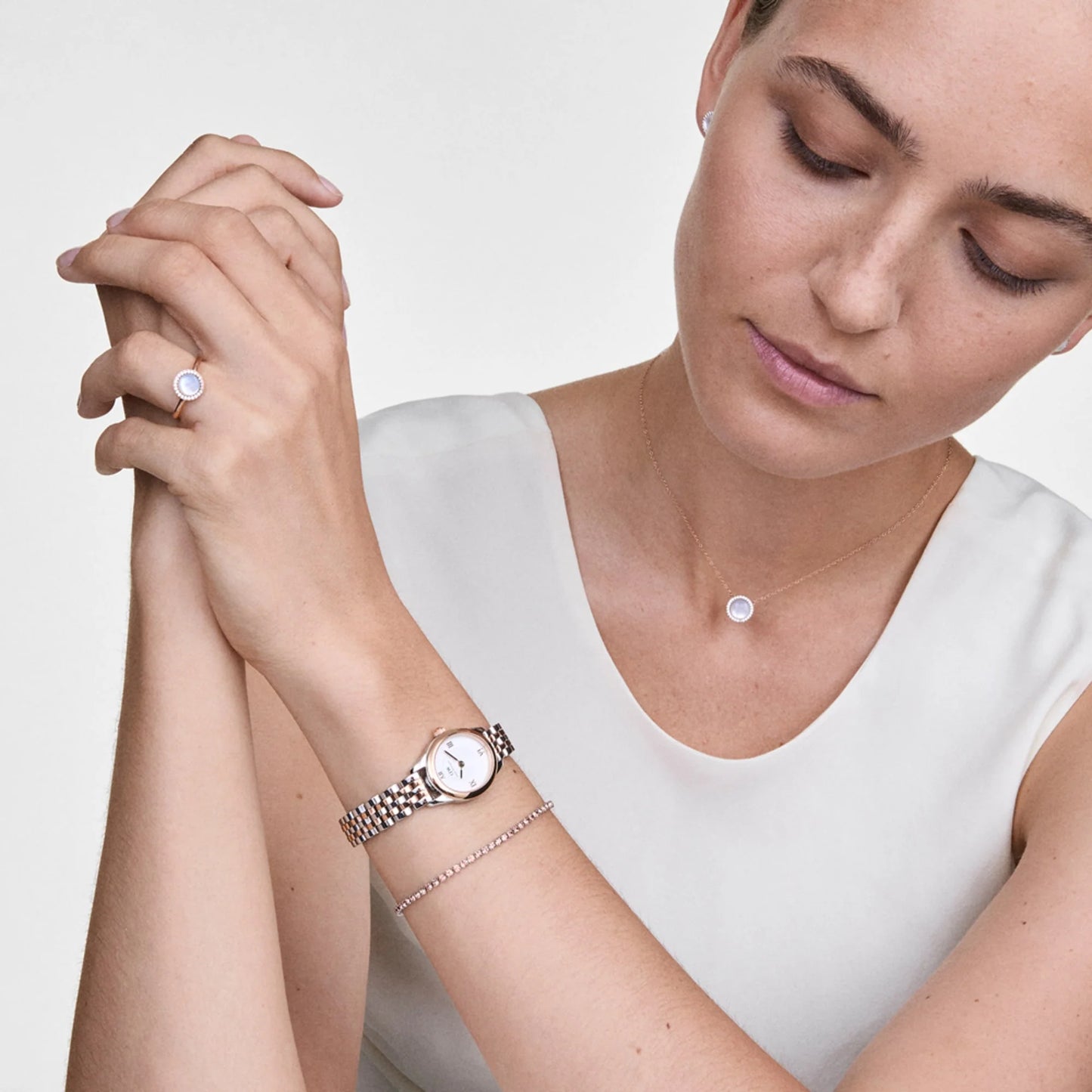 Daniel Wellington Ophelia Mini Two Tone Rose Gold