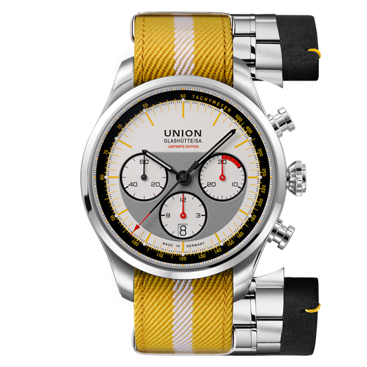 UNION GLASHÜTTE BELISAR CHRONOGRAPH LIMITED EDITION SILVRETTA CLASSIC